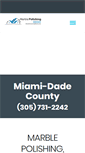 Mobile Screenshot of marblepolishingmiami.com